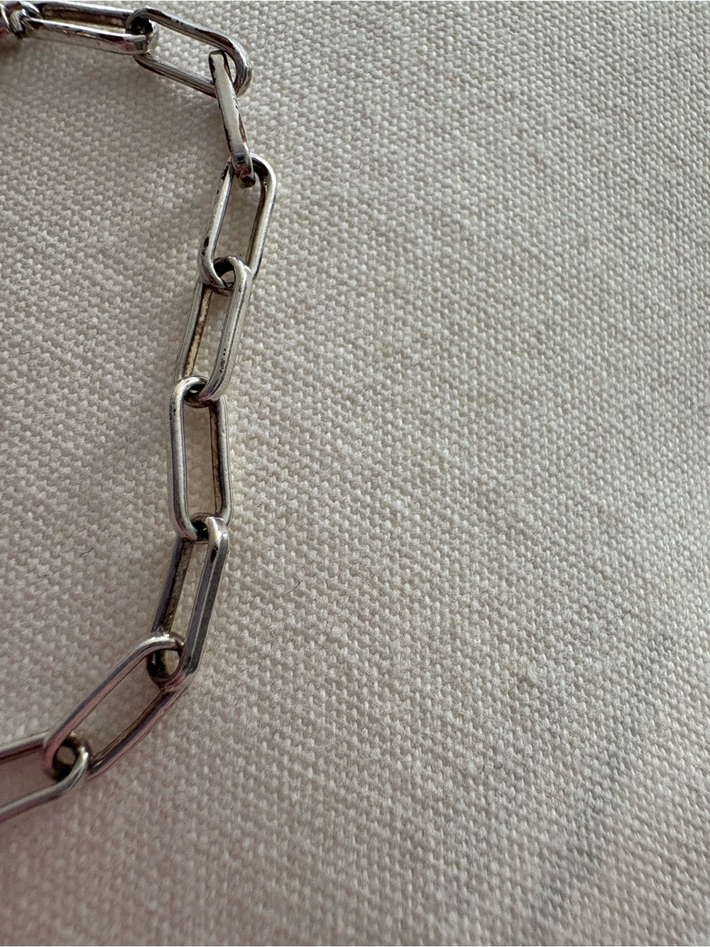 Gorjana Silver Paperclip Link Bracelet - Picture 3 of 4